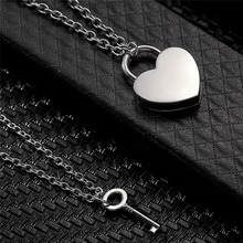 Load image into Gallery viewer, Lock & Key Double-Layered Necklace