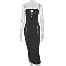 Load image into Gallery viewer, Laced In Luxury Tube Dress