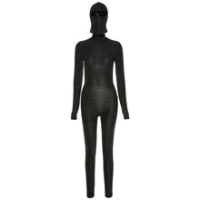 Load image into Gallery viewer, Shimmering Hooded Backless 2-Piece Jumpsuit