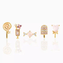 Load image into Gallery viewer, Candy 5-Piece Earring Set