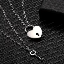 Load image into Gallery viewer, Lock &amp; Key Double-Layered Necklace
