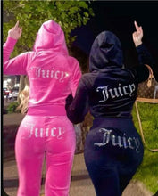 Load image into Gallery viewer, Juicy Velour Track Suit
