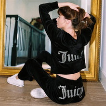 Load image into Gallery viewer, Juicy Velour Track Suit
