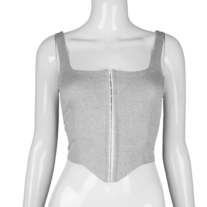 Hook-And-Eye Corset Top