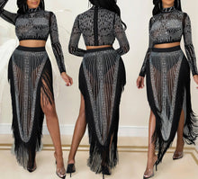 Load image into Gallery viewer, Shake Em Up Studded 2-Piece Skirt Set
