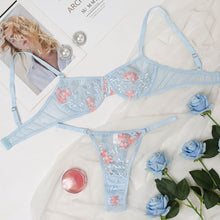 Load image into Gallery viewer, Pixie Dust Embroidered Lingerie Set
