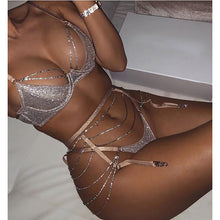 Load image into Gallery viewer, Shine Bright Like A Diamond 3-Piece Lingerie Set
