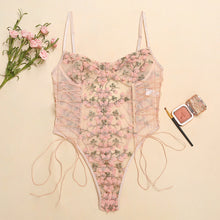 Load image into Gallery viewer, Sexy Floral Lingerie Set
