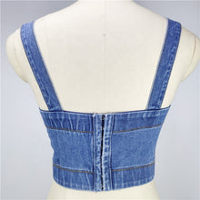 Load image into Gallery viewer, Denim Halter Top
