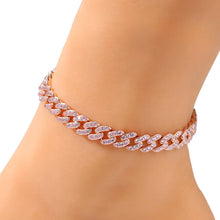 Load image into Gallery viewer, Baby Bling Cuban Link Ankle Bracelet
