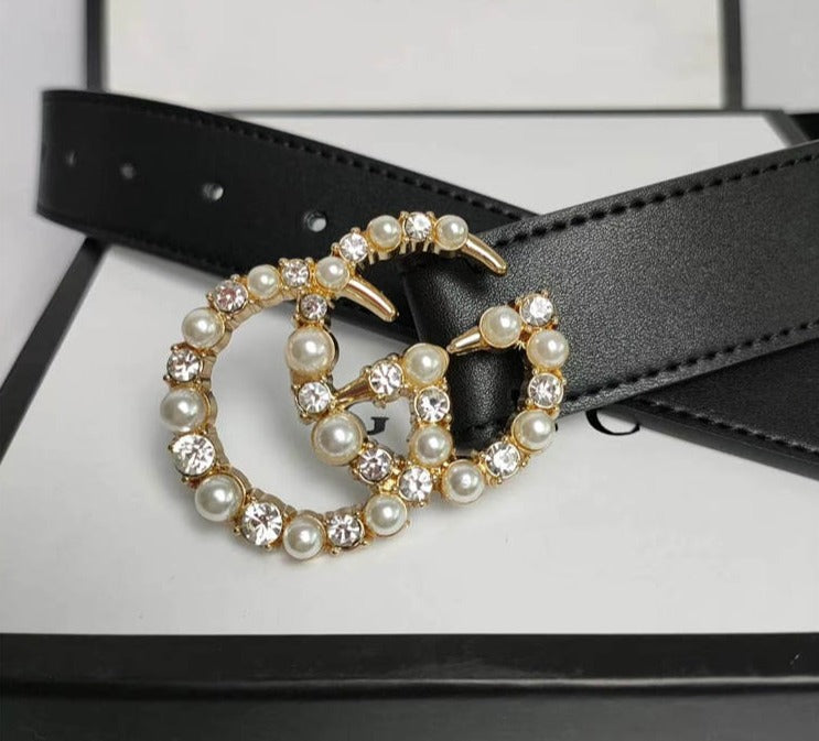 Glamour Girl Stone & Pearl Belt