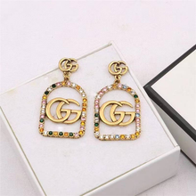 Load image into Gallery viewer, Glamour Girl Multicolor Dangle Earrings
