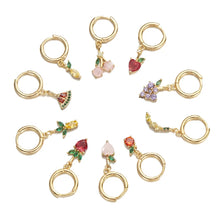 Load image into Gallery viewer, Tooty Fruity Dangle Earrings
