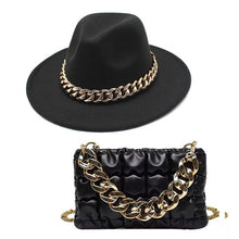 Load image into Gallery viewer, Fedora &amp; Padded Purse Set
