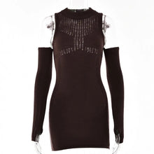 Load image into Gallery viewer, Ready For Tonight Bodycon Dress With Sleeves
